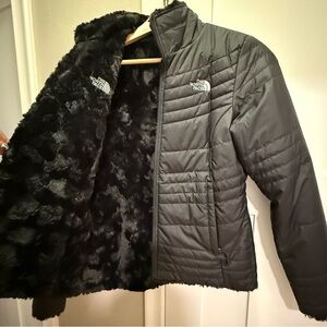The North Face Charcoal Quilted Jacket